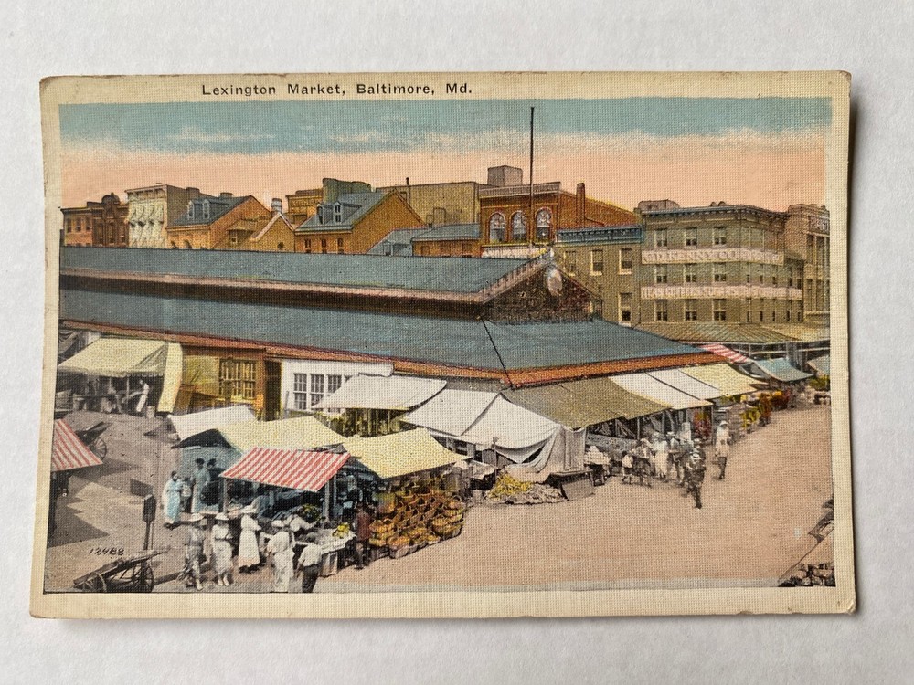 Lexington Market, Baltimore, Maryland Postcard