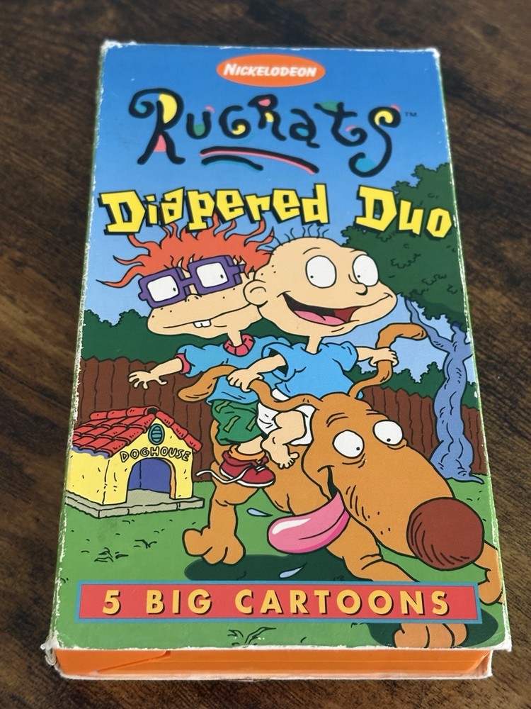 Rugrats: Diapered Duo (1998) VHS - Nickelodeon Episodes 90s Tommy Chuckie