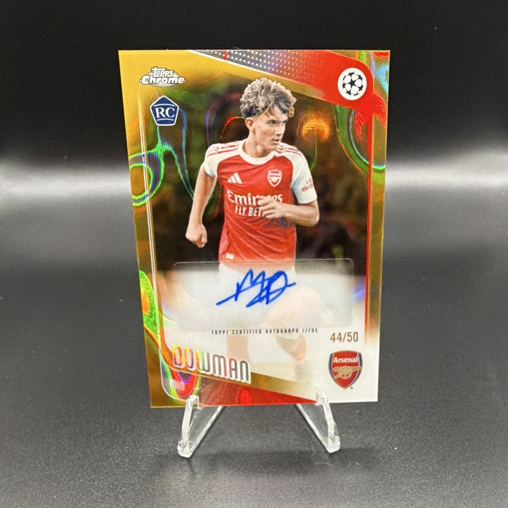 Topps Chrome 2025/26 Max Dowman RC Auto #CA-MD Arsenal /50