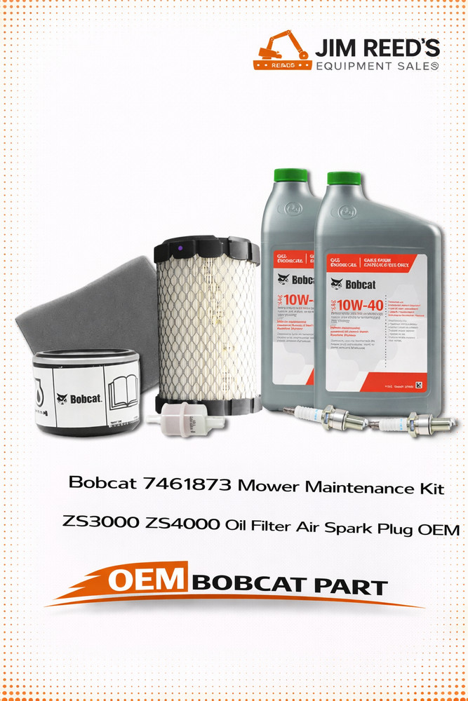 Bobcat 7461873 Mower Maintenance Kit ZS3000 ZS4000 Oil Filter Air Spark Plug