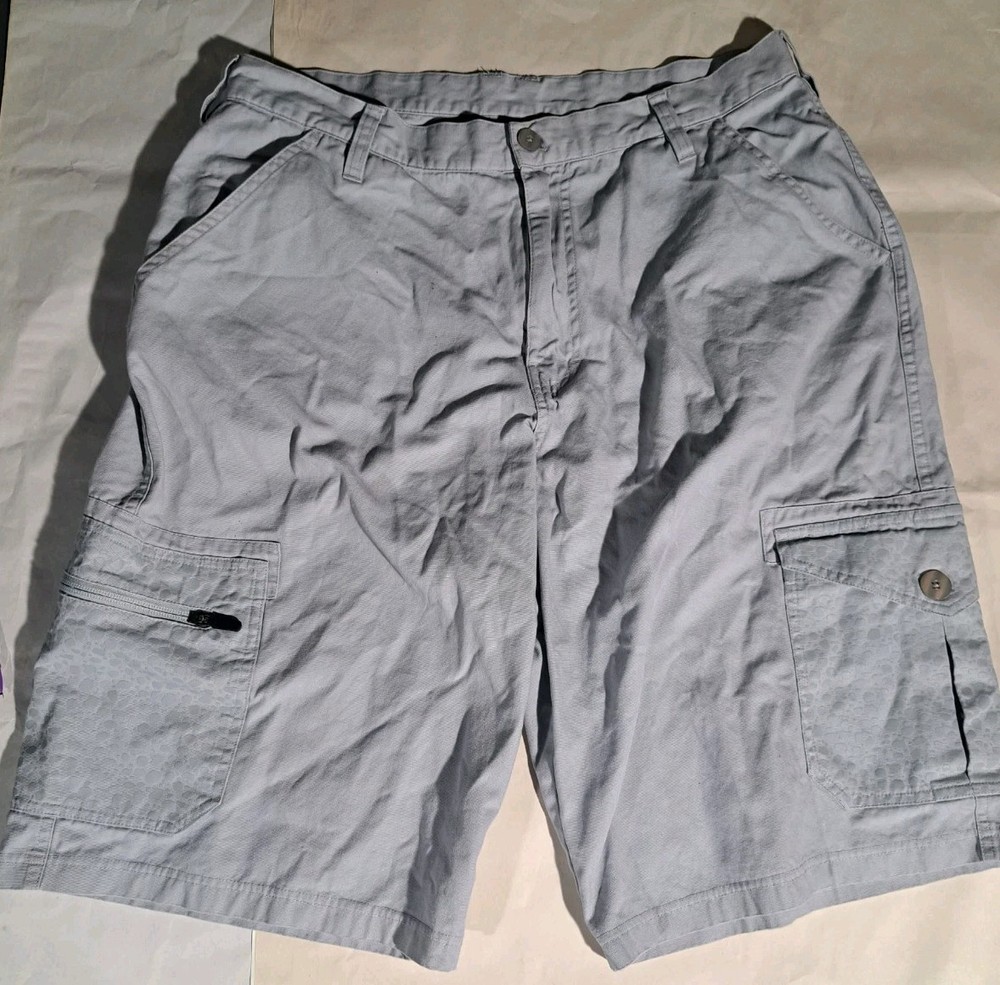 Nike Air Jordan Shorts Men 36 Gray Cargo Ripstop Baggy Y2K Snap