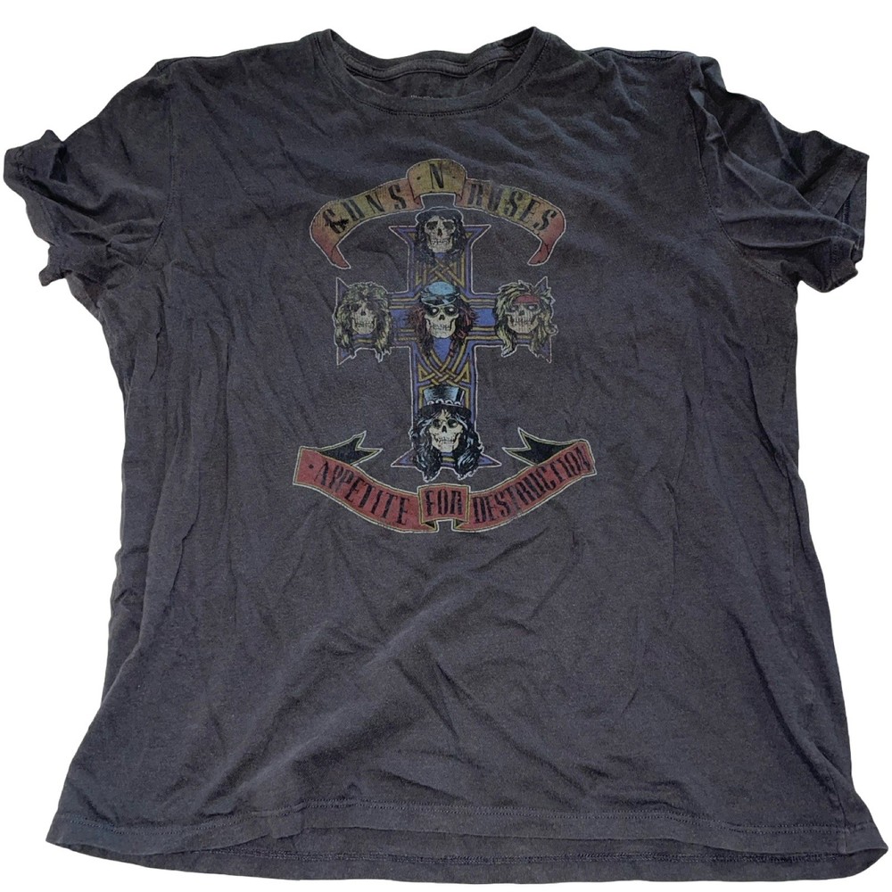 JOHN VARVATOS Guns N Roses Appetite For Destruction Short Sleeve T-Shirt Tee L