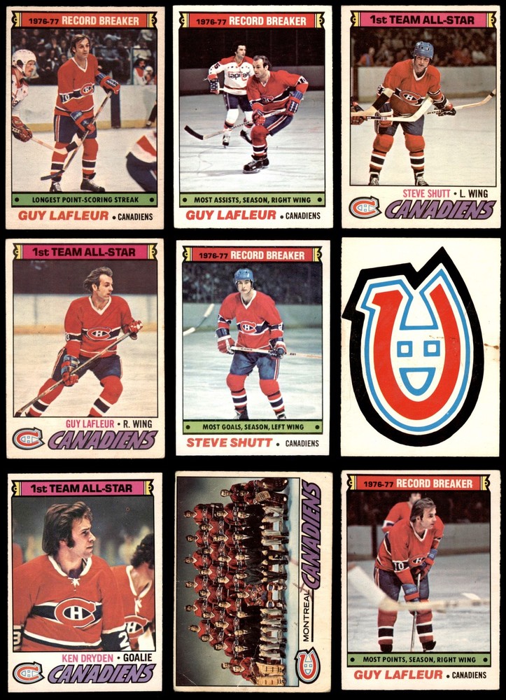 1977-78 O-Pee-Chee Canadiens Near Team Set 3 - VG 6028977 (27 / 32 cards)
