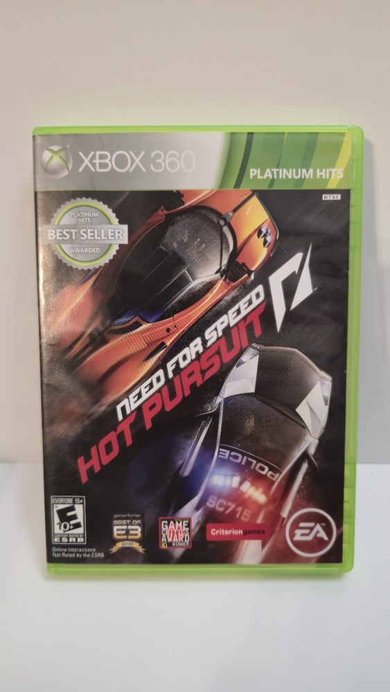 Need for Speed: Hot Pursuit Platinum Hits (Microsoft Xbox 360, 2010) COMPLETE!