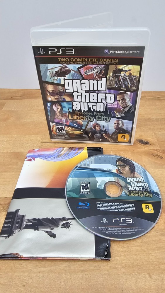 Grand Theft Auto: Episodes From Liberty City - PS3 with Poster