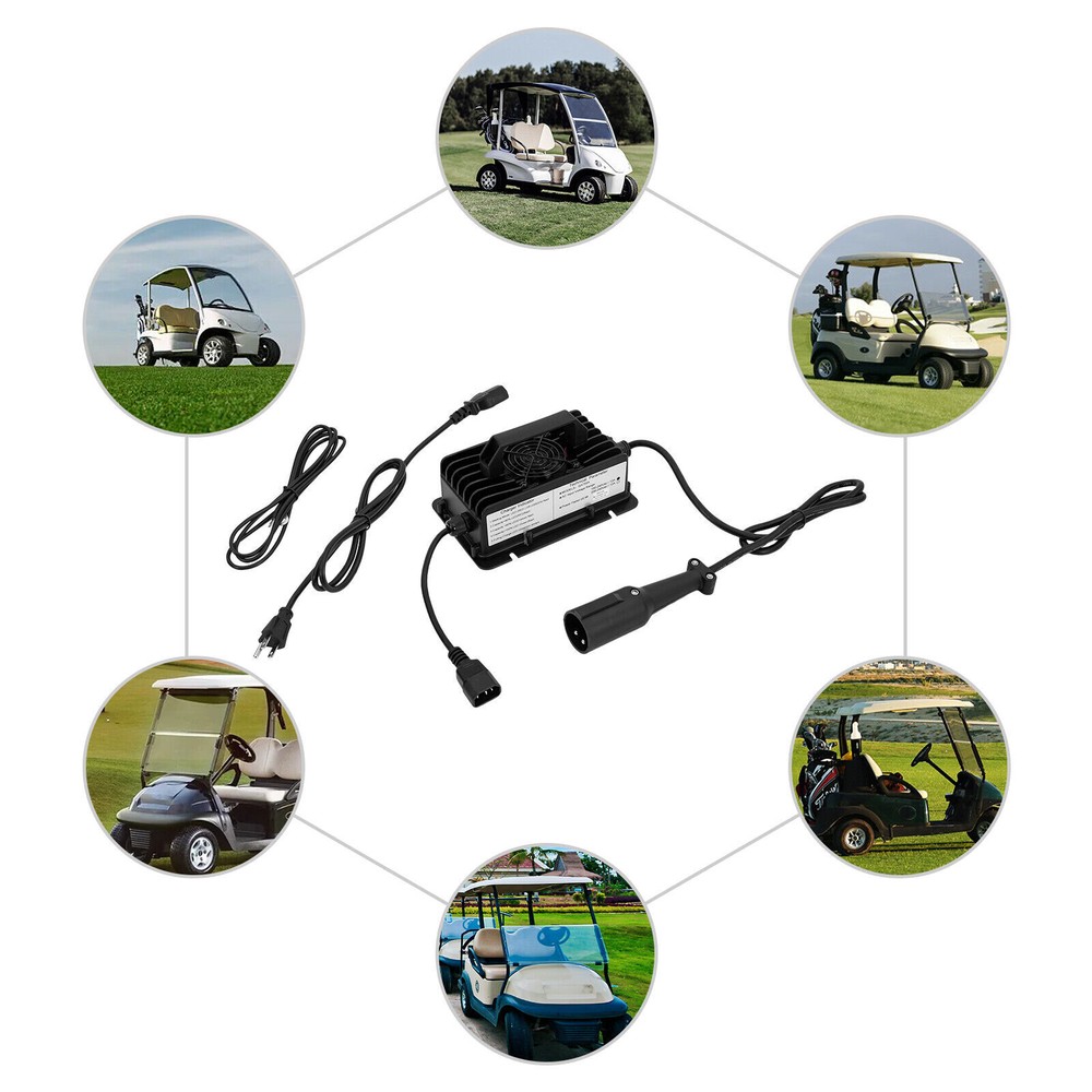 48V 15A  Golf Cart Battery Charger Car Golf Smart Charger US Standard Plug