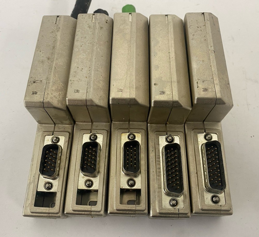Lot Of 5 Allen Bradley 2090-K6CK 15-Pin Male D-Sub Connector Feedback Module