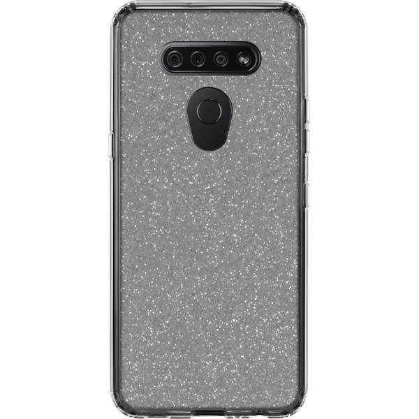Glitter LG K51/Q51 Clear Case - Diamond Silver Glitter