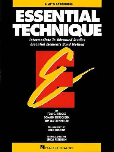 Essential Technique - Eb Alto Saxophone Intermediate to Advanced Studies (Book 3