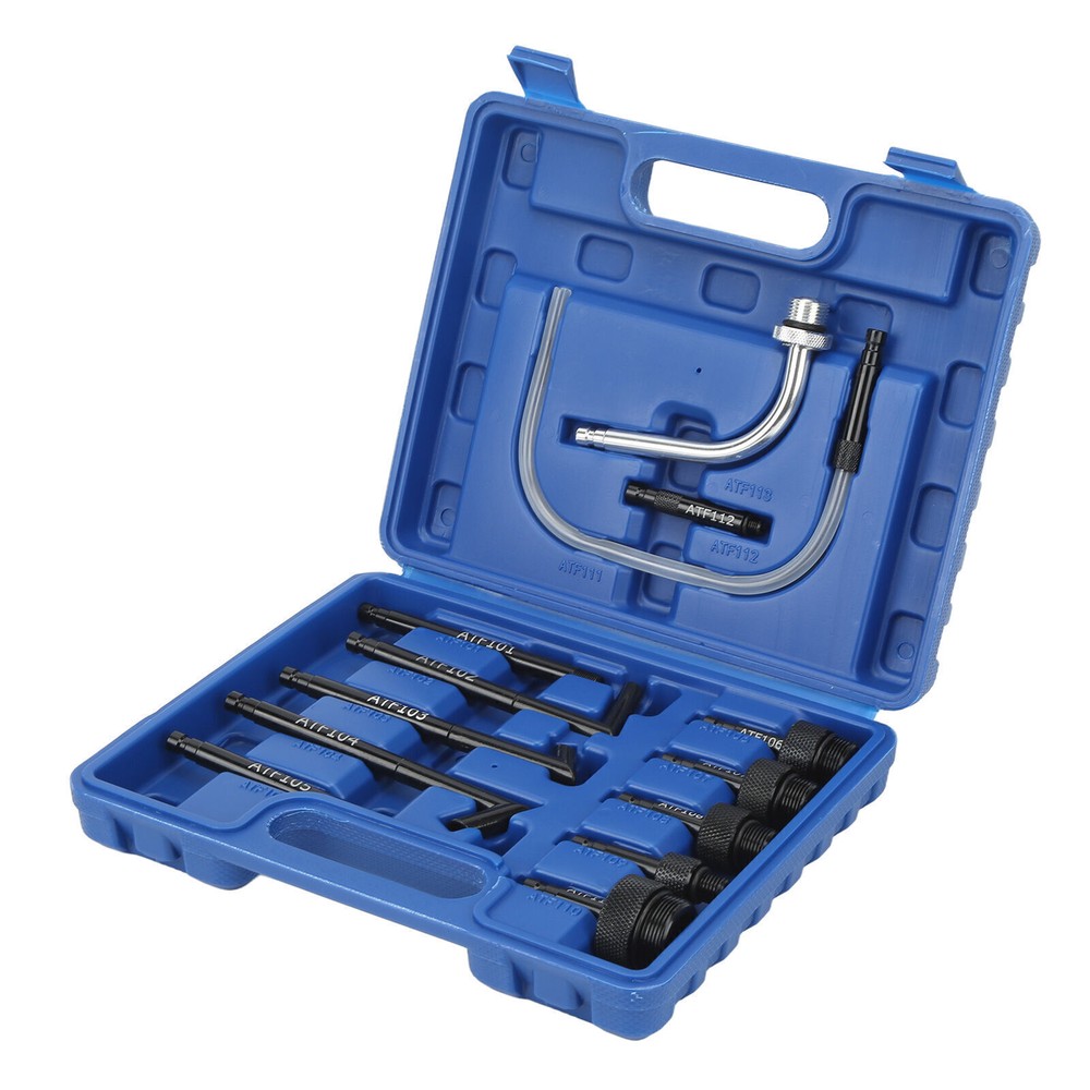 13-Piece ATF Gearbox Filling Kit - Carbon Steel Transmission Fluid Refill Adapters