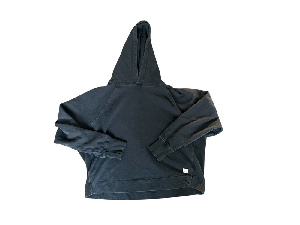 Vuori Womens Hoodie Grey Long Sleeve Pullover Lightweight Size Xs