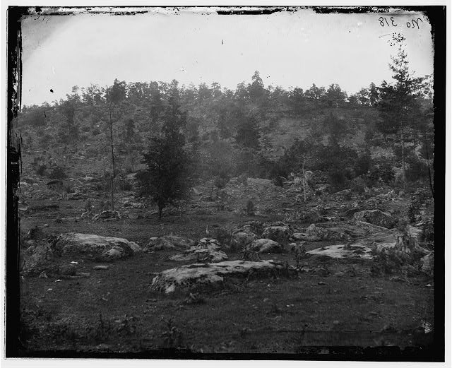 Gettysburg Pennsylvania Little Round Top 1863 Civil War Battlefield View