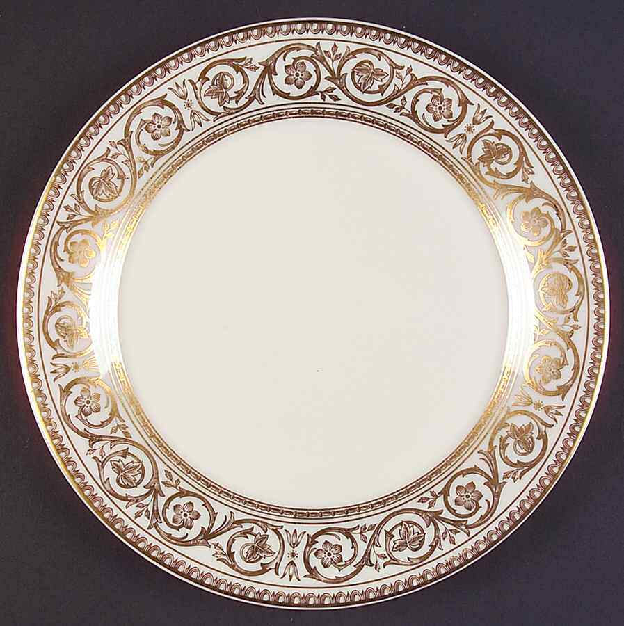 Castleton  Golden Scroll Salad Plate 44364