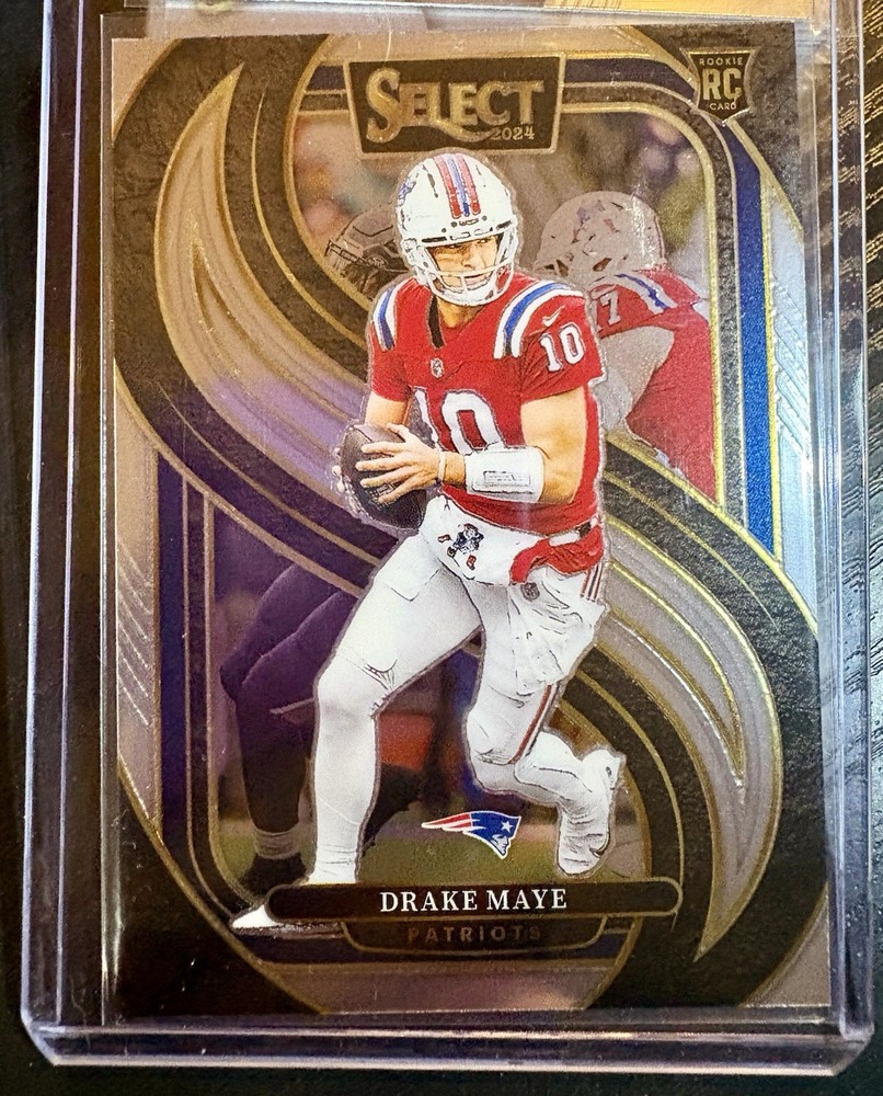 DRAKE MAYE ROOKIE CARD!! 2024 Panini Select - Premier Level Drake Maye #113 (RC)