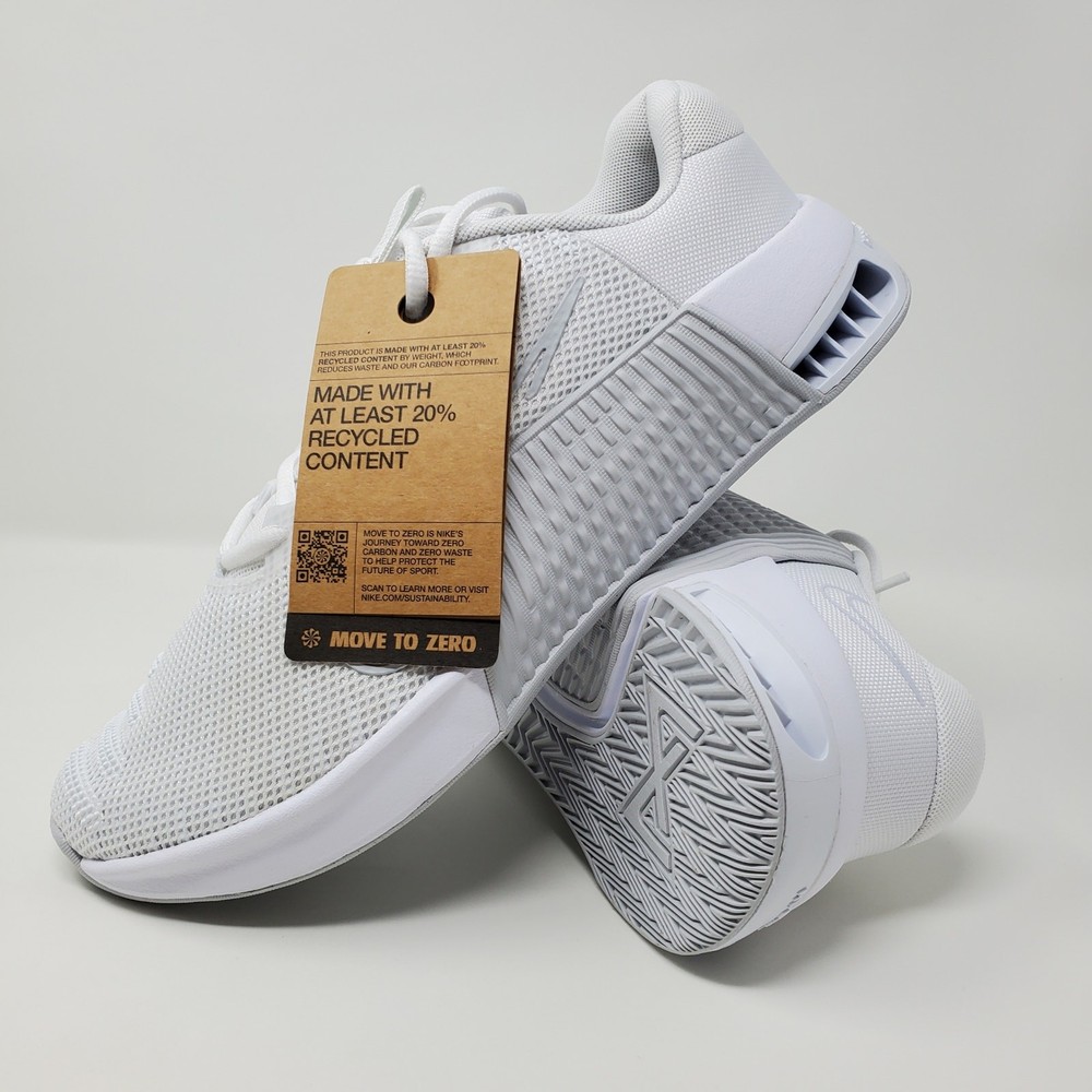 Nike Metcon 9 Men's Size 8.5 White Pure Platinum DZ2617-103