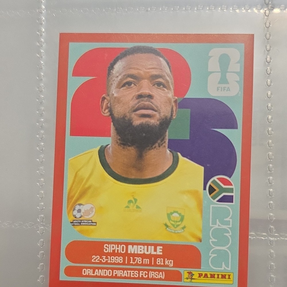 Panini FIFA 365 Soccer Trading Card - Sipho Mbule Orlando Pirates FC (RSA)