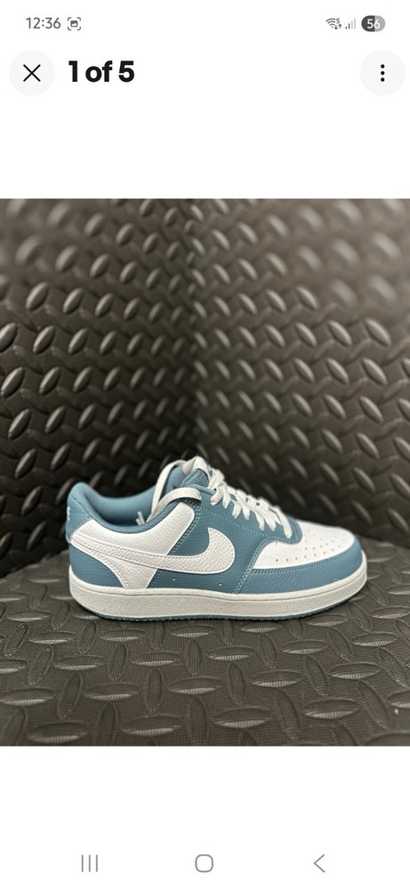Nike Court Vision Low Next Nature White Blue DV5456-101 Men’s Sneakers Size 8
