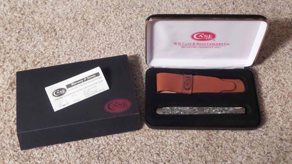 2011 Case XX Melon Tester Knife Abalone Handle 8100SS Brand New ~No Reserve~RARE