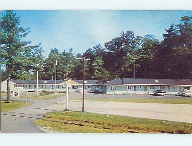 Unused Pre-1980 MOTEL SCENE South Paris Maine ME HJ8326