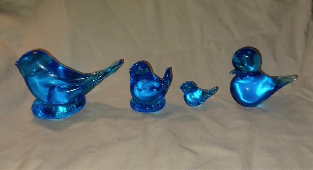 Blue Bird of Happiness Lot of 4 - Tera Studios - 3 signed Leo Ward - One Sweden