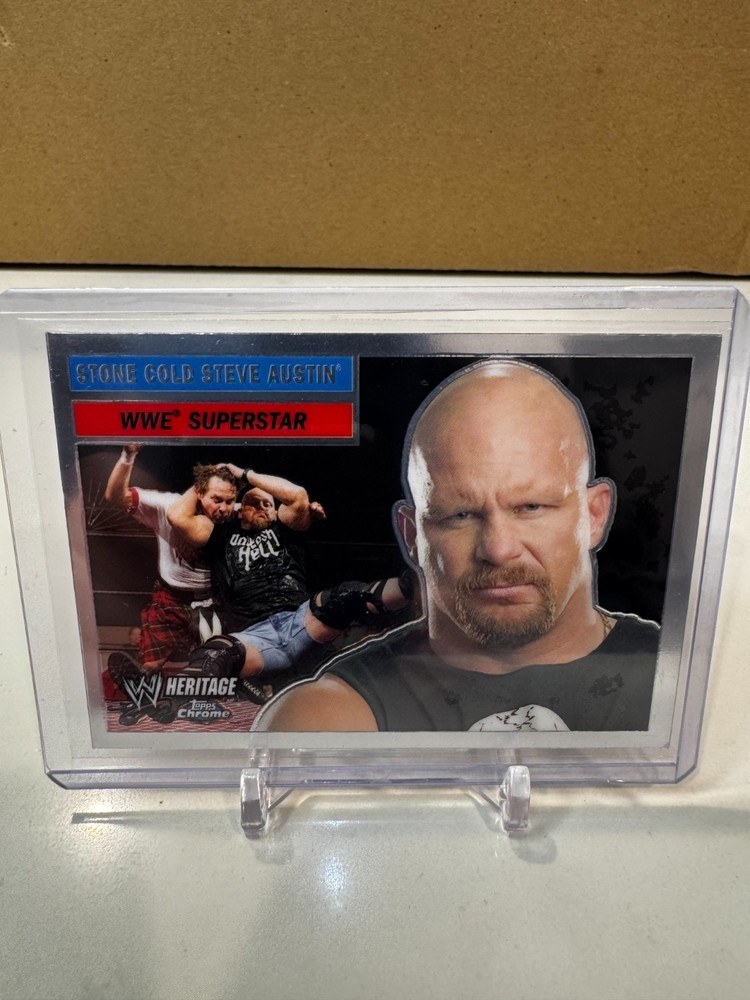 2006 Topps Chrome WWE Heritage - Steve Austin #11