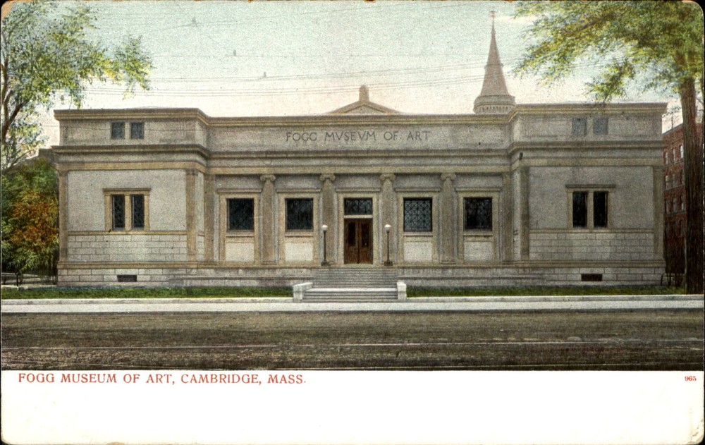 Fogg Museum of Art Cambridge Massachusetts MA ~ UDB c1905 vintage postcard