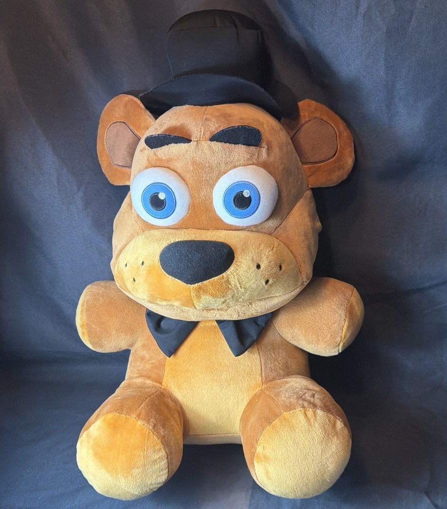 FNAF Five Nights At Freddy's FREDDY Funko Bear 20” Jumbo Plush 2016 Animal Rare