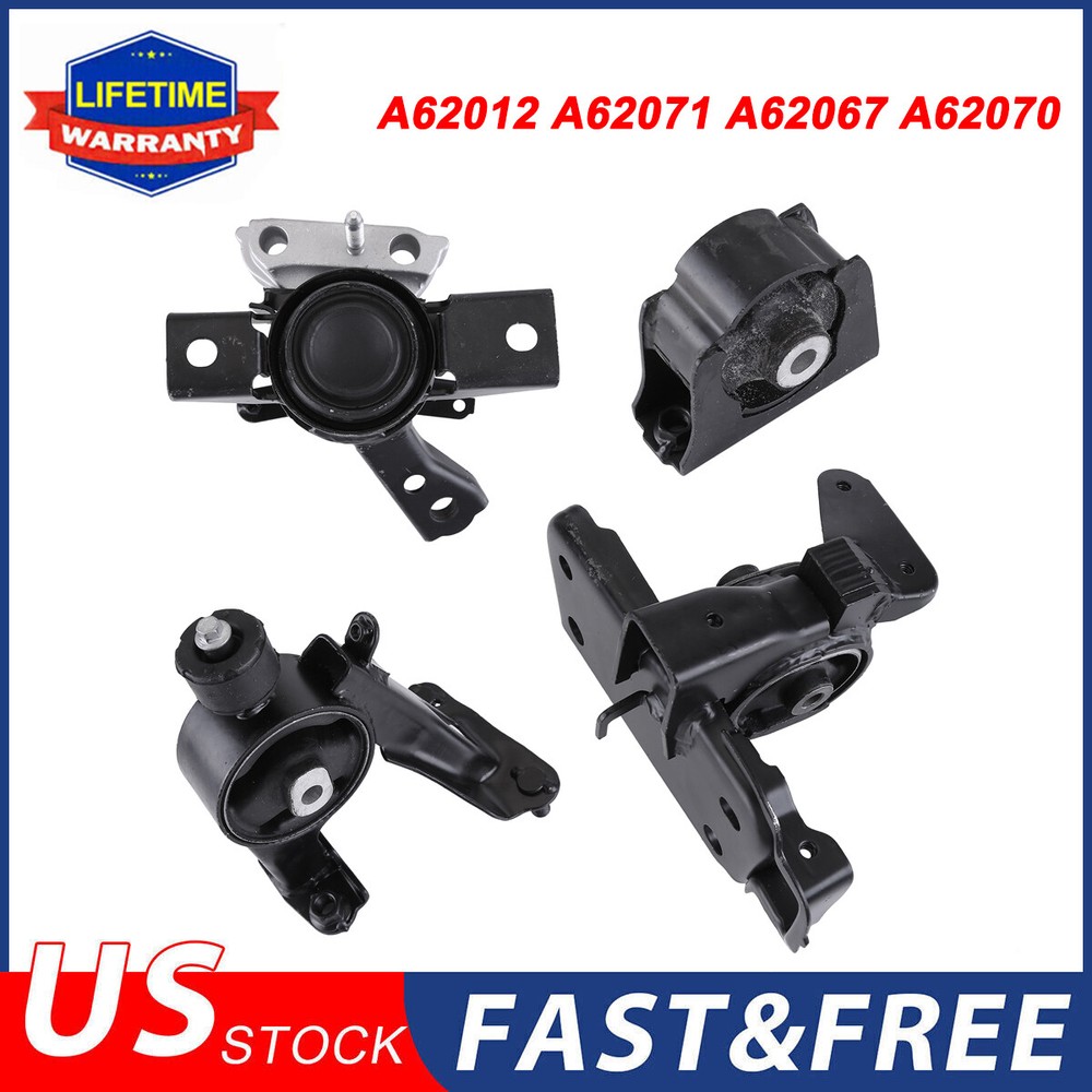 AUTO ENGINE MOTOR & TRANSMISSION MOUNT SET 4PCS FOR 2008-2015 SCION XB 2.4L NEW