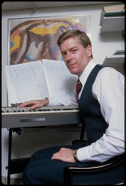 Photo:Christopher Keene NYC Opera Music Director 1984 Portrait Piano Score