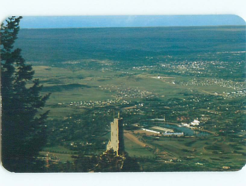 Unused Pre-1980 AERIAL VIEW OF TOWN Colorado Springs Colorado CO 60k cards n2210