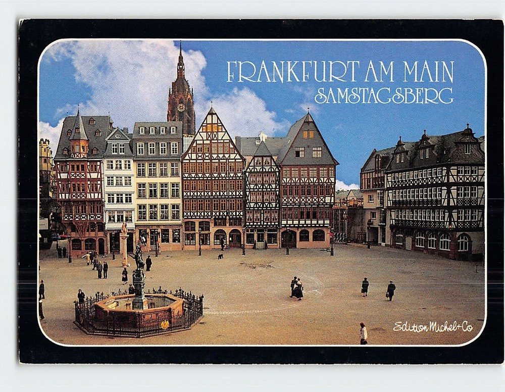 Postcard Samstagsberg Frankfurt Germany