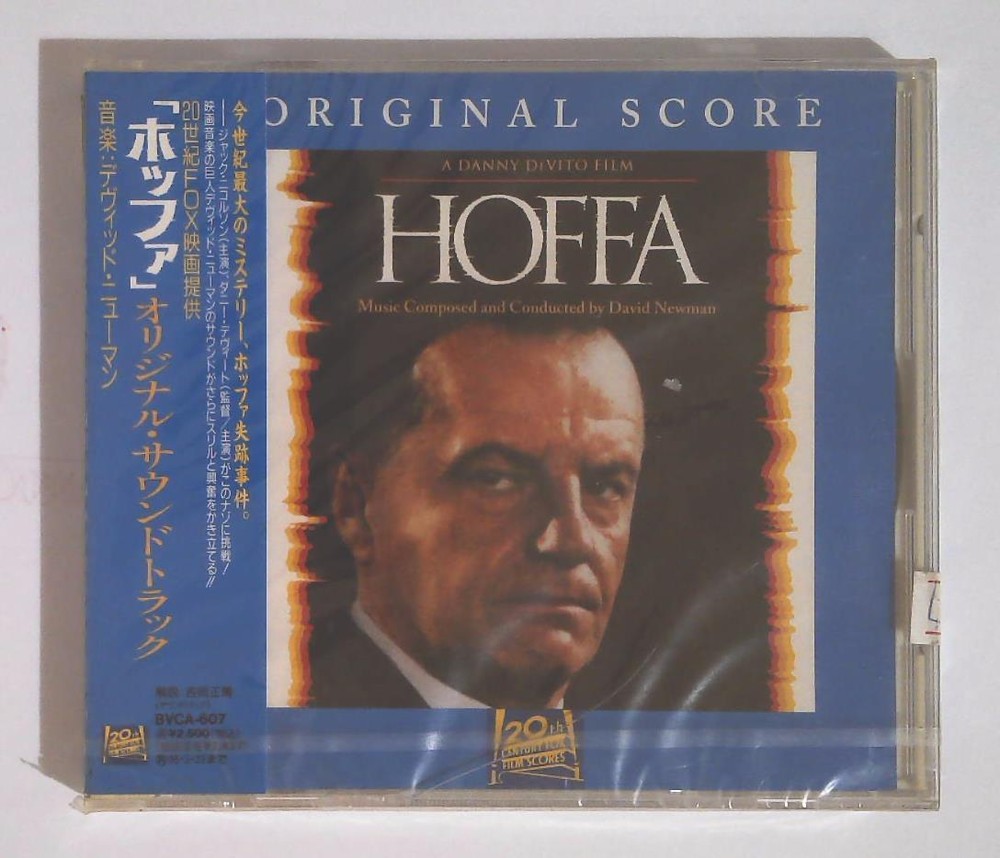 David Newman – Hoffa (Original Score) BVCA-607 JAPAN CD OBI SEALED