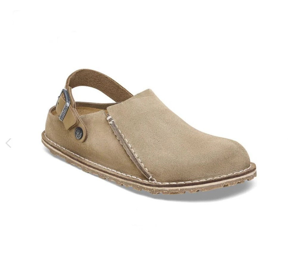 Birkenstock LUTRY PREMIUM SUEDE LEATHER Gray Taupe EU 37N - 46R / UNISEX