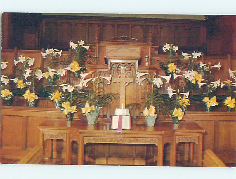 Unused Pre-1980 CHURCH SCENE Ames Iowa IA  L3118@