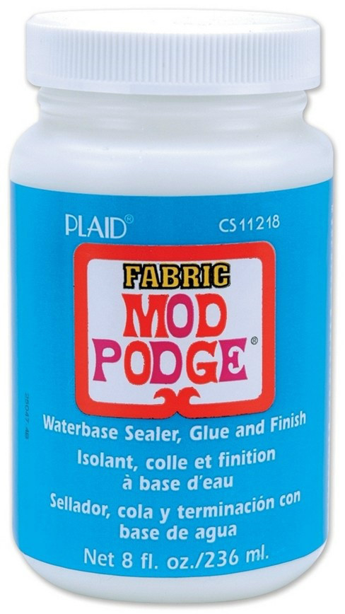 Plaid Mod Podge Fabric 8 fl oz Decoupage Waterbase Sealer Glue   CS11218