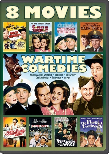 Wartime Comedies: 8 Movie Collection [New DVD] 2 Pack, Snap Case