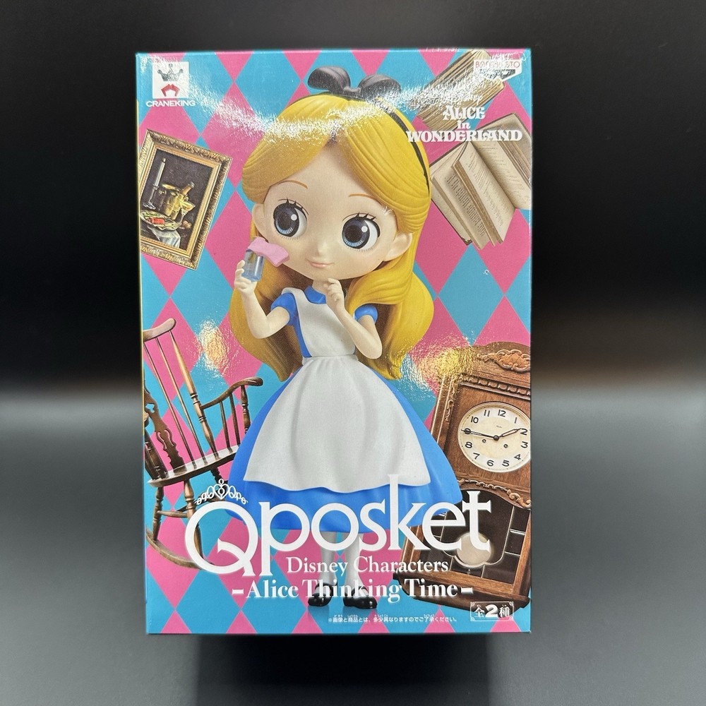 MINT Q posket Disney Characters-Alice Thinking Time- Banpresto Japan figure