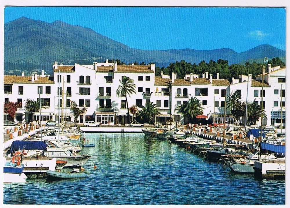 Spain Postcard Costa Del Sol Marbella Nueva Andalucia Port Banus
