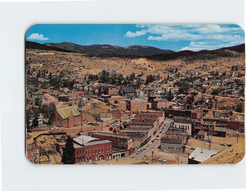 Postcard Panorama of Central City Colorado USA