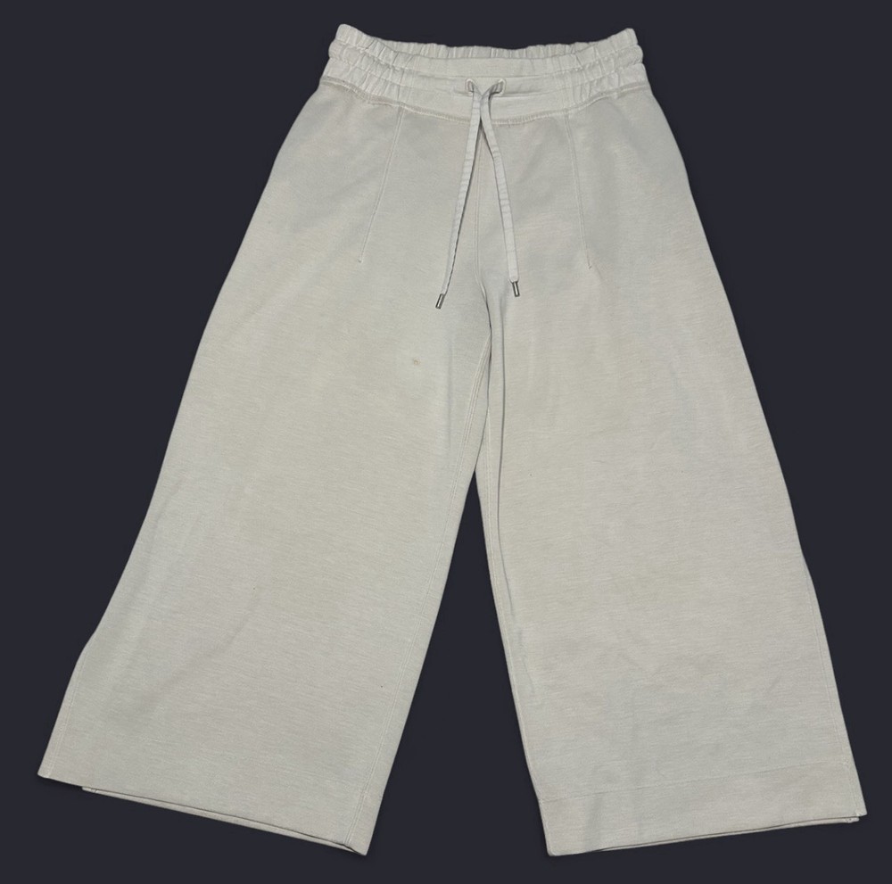 Lululemon LA Wide-Leg Side Split High-Rise Pant Beige Women’s Size 8
