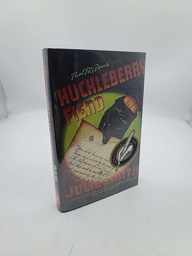Huckleberry Fiend by Julie Smith (Mysterious Press, 1987 Signed New Orleans HCDJ