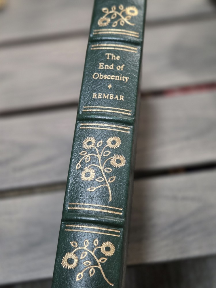 The End of Obscenity by Charles Rembar, Notable Trials Library, Special Ed Hb