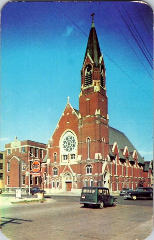 Rockford Illinois IL : CHURCH SCENE m/14 BD7980