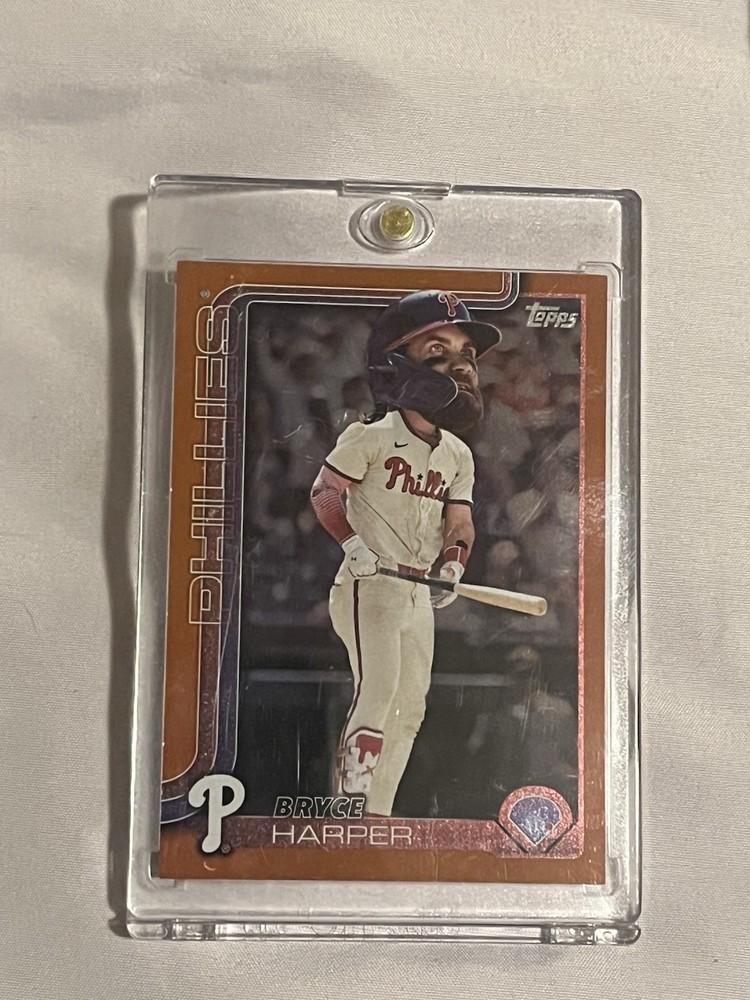 2025 Topps Celebration Bryce Harper Orange Variant 23/25 Fat Head