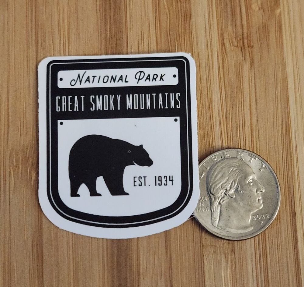 GREAT SMOKY Mountains NATIONAL PARK STICKER Tennessee Smoky Mountains Decal