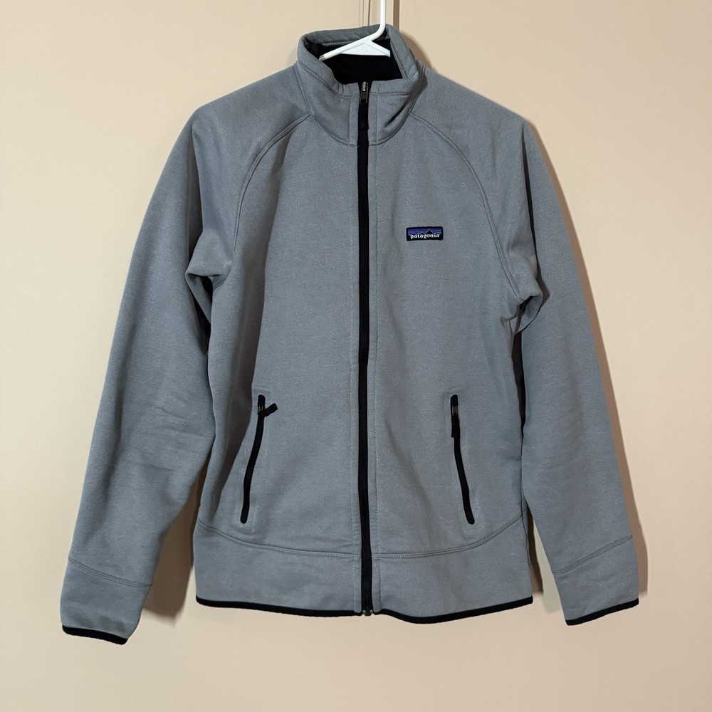 Patagonia Crosstrek Full Zip Fleece Jacket Grey Men’s Size Small S