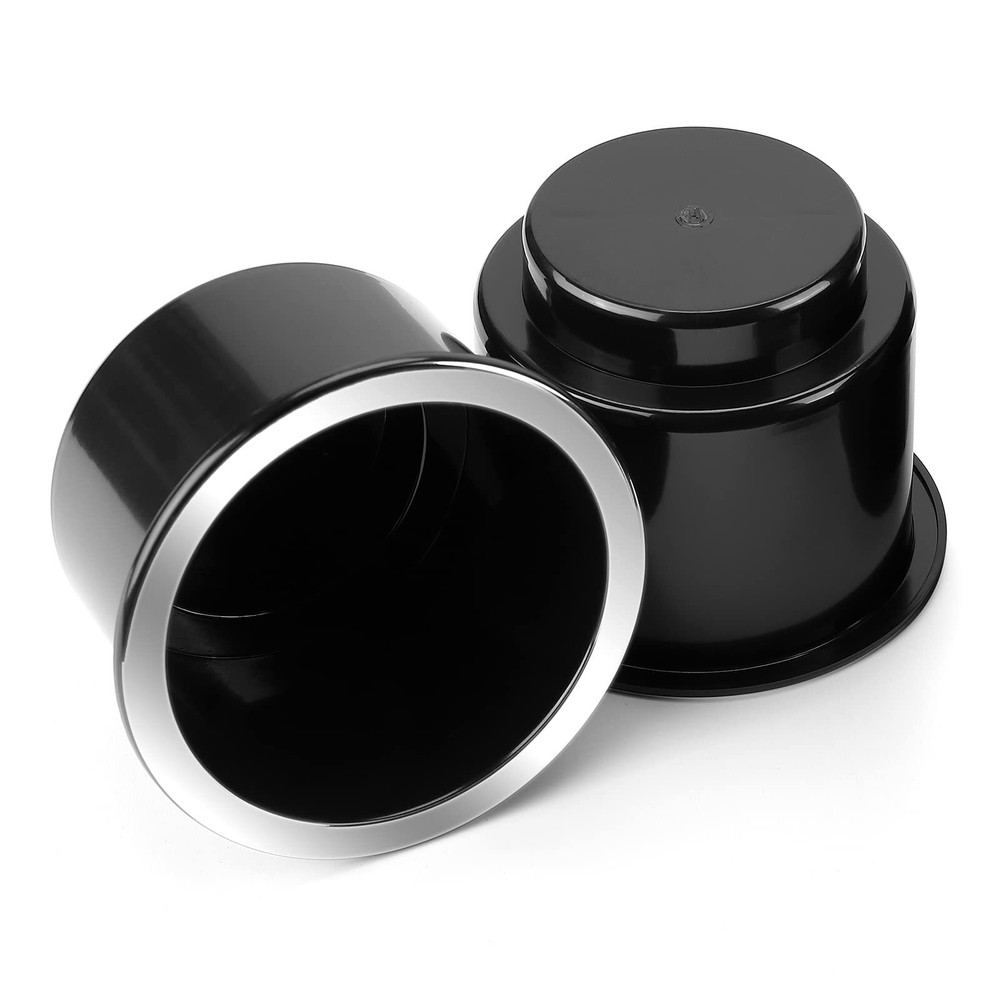 Подстаканник вставной 2 шт. для автофургона лодки автомобиля дивана гольфкара шикарный хром упаковка 2 шт.