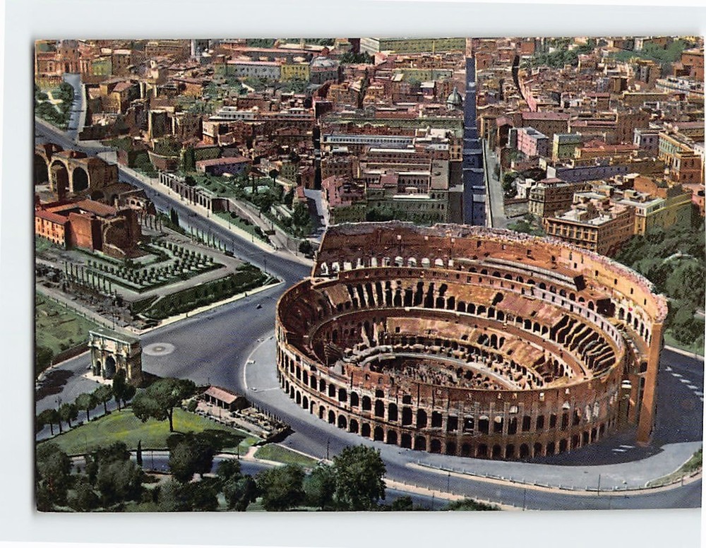 Postcard The Colosseum Rome Italy