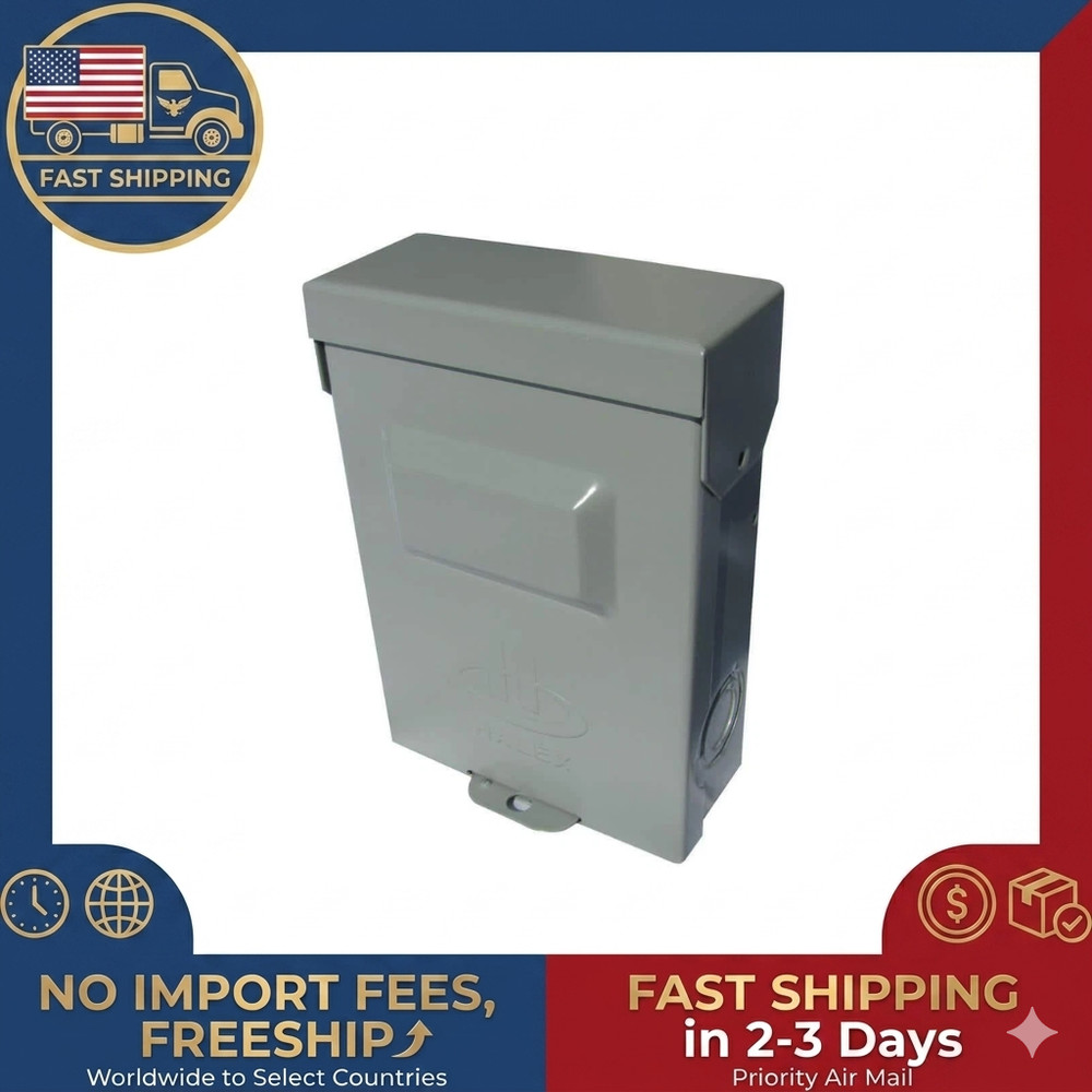 Ac Disconnect Box Electrical 60 Amp 120/240-volt Non-fuse Metallic Padlockable