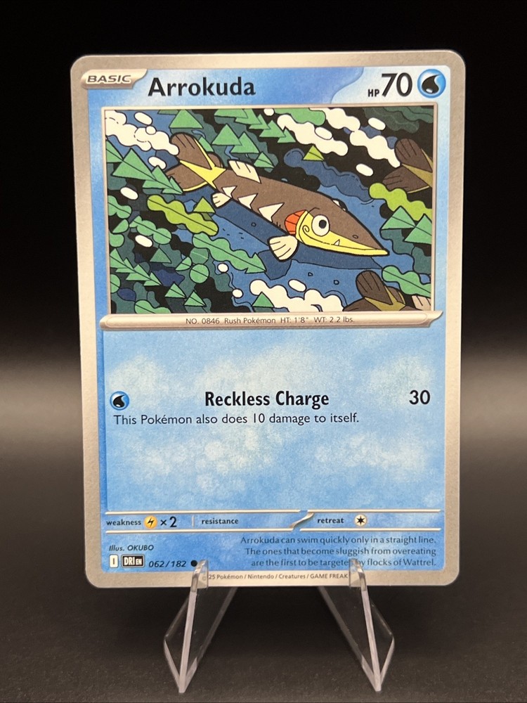 Arrokuda 062/182 Common Destined Rivals Pokemon Near Mint